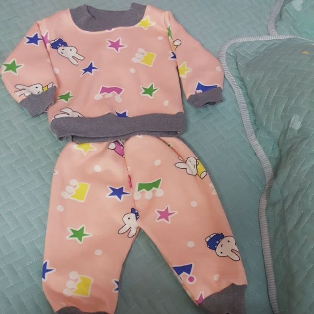 Bộ nỉ bông cho bé