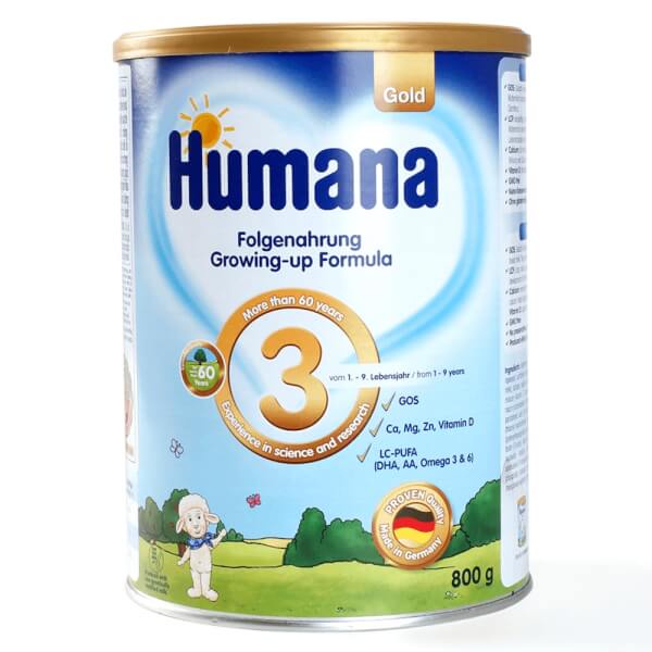 Sữa Humana Gold Đức đủ số 1,2,3 CHÍNH HÃNG