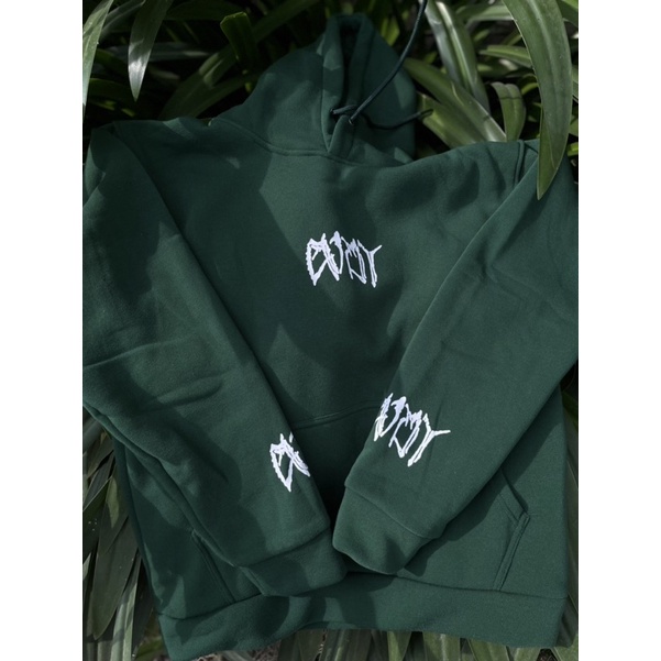 Hoodie xanh rêu chữ way LƯU Ý: XANH LÁ NHẠT HƠN HÌNH 8/10