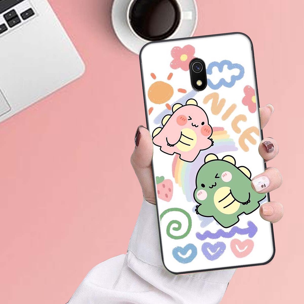 Ốp lưng Xiaomi REDMI 8A in hình khủng long , gấu nâu xinh xắn, siêu cute  mà còn vô cùng RẺ -ĐẸP