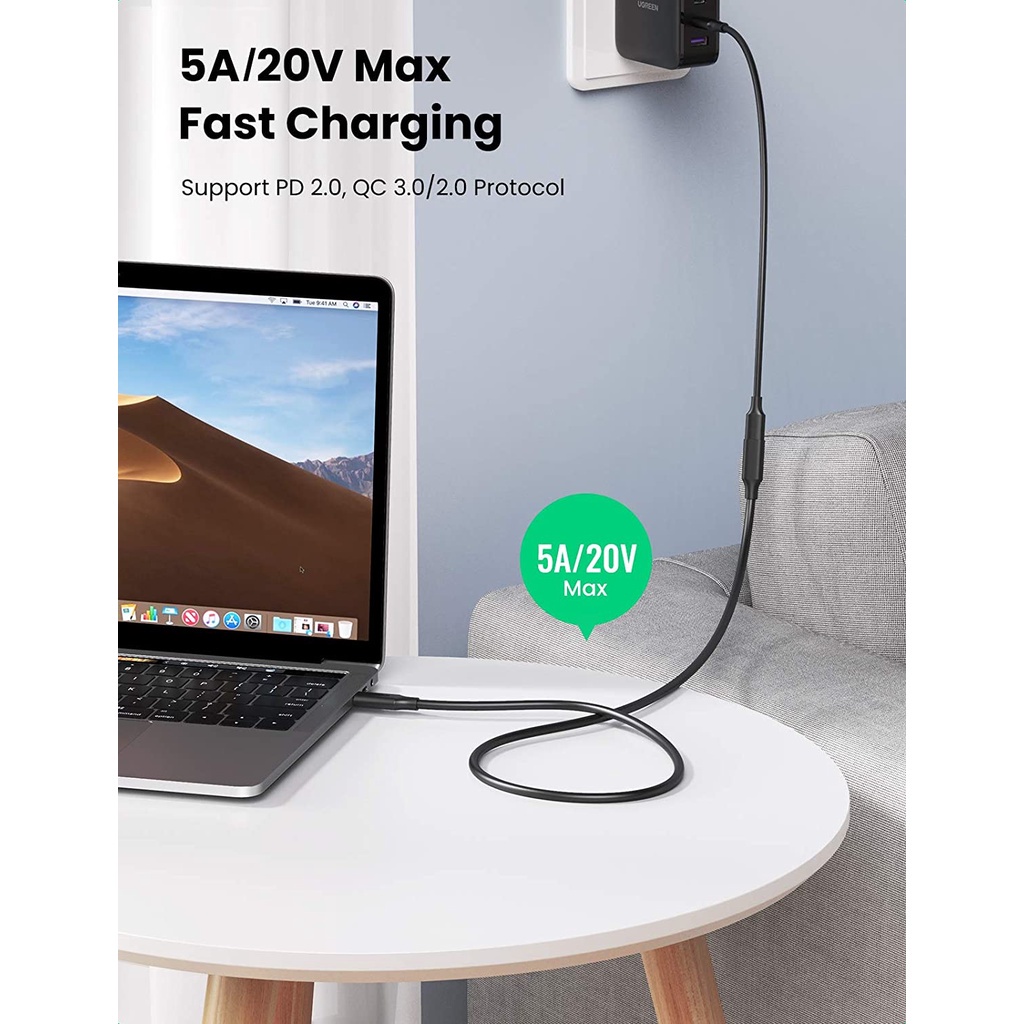 Cáp nối dài Gen 2 USB type C dài 1m UGREEN 10387
