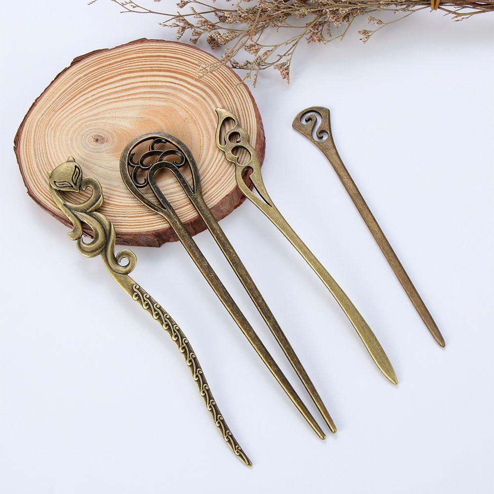 Trâm Cài Tóc Kim Loại Phong Cách Vintage Thời Trang Cho Nữ