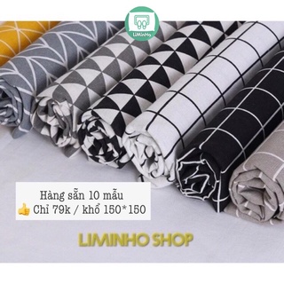 Mã LIFEHL15K giảm 10% đơn 0Đ Vải phông nền kẻ caro, vân gỗ, vân báo chí