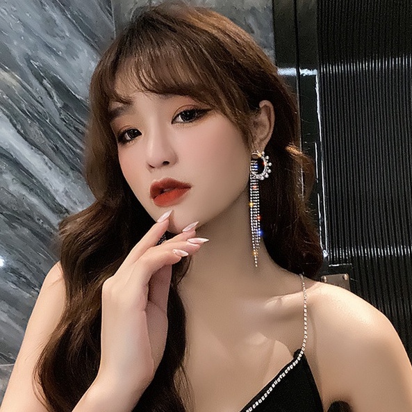 BÔNG TAI BẠC 925_ZIRCON_HÌNH HỌC_ĐƠN GIẢN _M1050