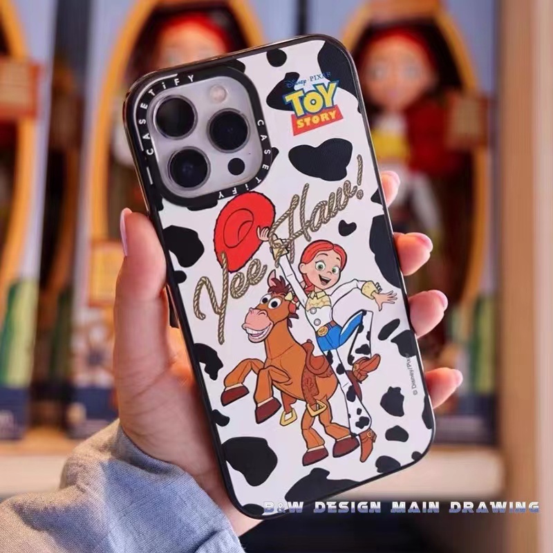Ốp Điện Thoại Silicone Mềm Trong Suốt Chống Sốc Màu Dạ Quang In Hình Toy Story Dễ Thương Cho iPhone 14 Pro Max 13 12 14 14Pro 14Plus