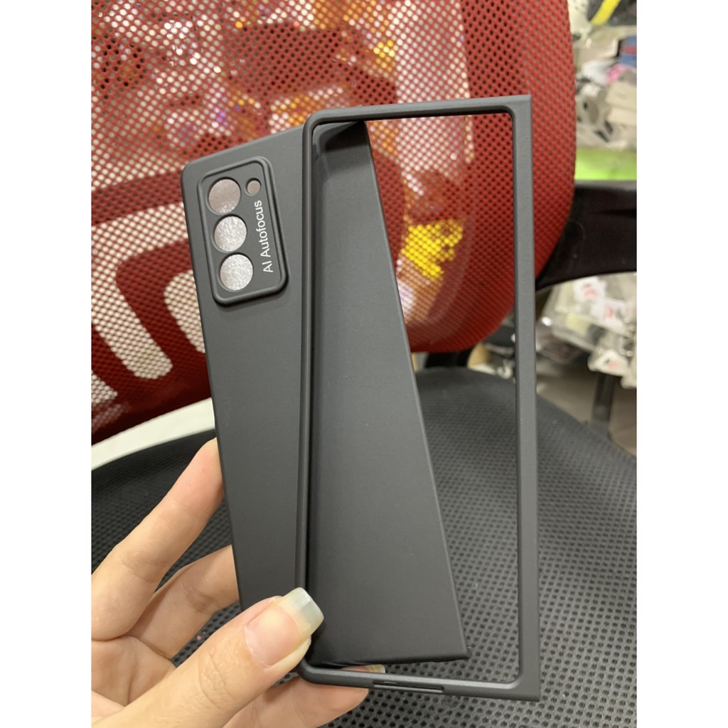 Ốp lưng samsung Z Fold 2 cứng trong suốt bóng sịn