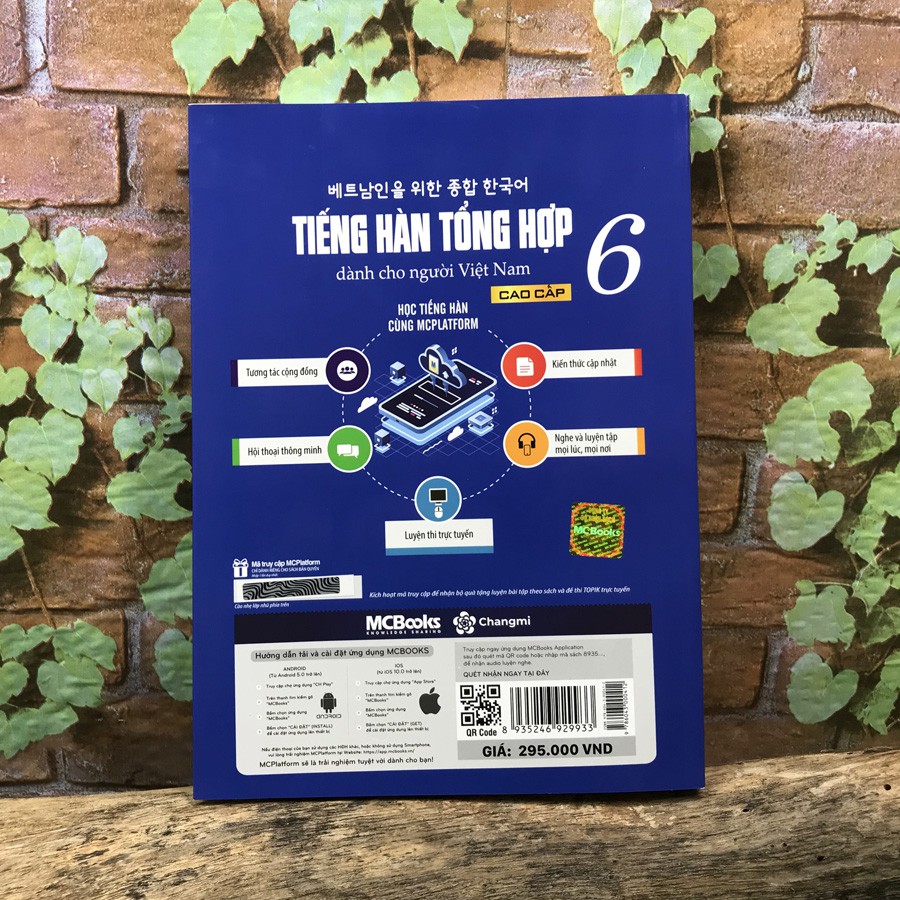 Sách - Tiếng Hàn Tổng Hợp Dành Cho Người Việt Nam - Cao Cấp 6 Phiên Bản Mới (4 Màu)