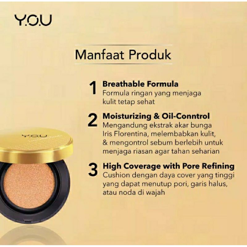(hàng Mới Về) Phấn Nước Trang Điểm You The Gold One Dream Skin Hoàn Hảo | BigBuy360 - bigbuy360.vn