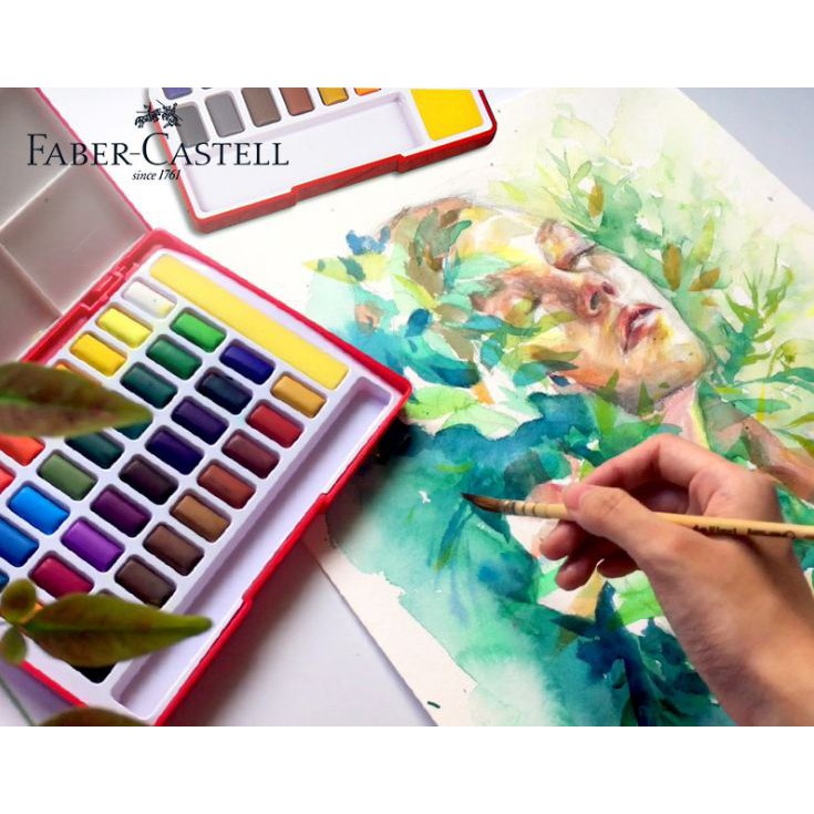 Màu nước dạng nén Faber Castell