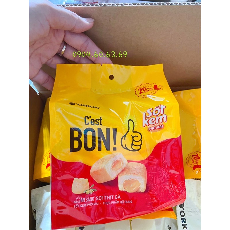 Bánh Ăn Sáng Sợi Thịt Gà Sốt Kem Phô mai CEST BON ORION