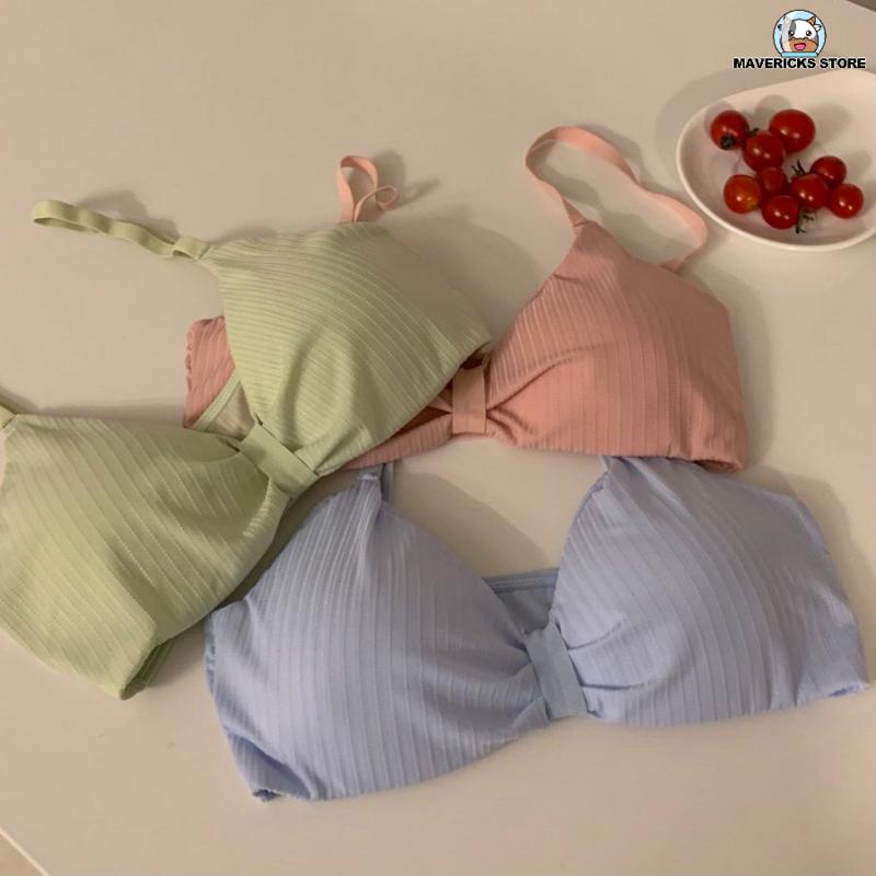 Áo ngực không gọng màu sắc đơn giản cho nữ