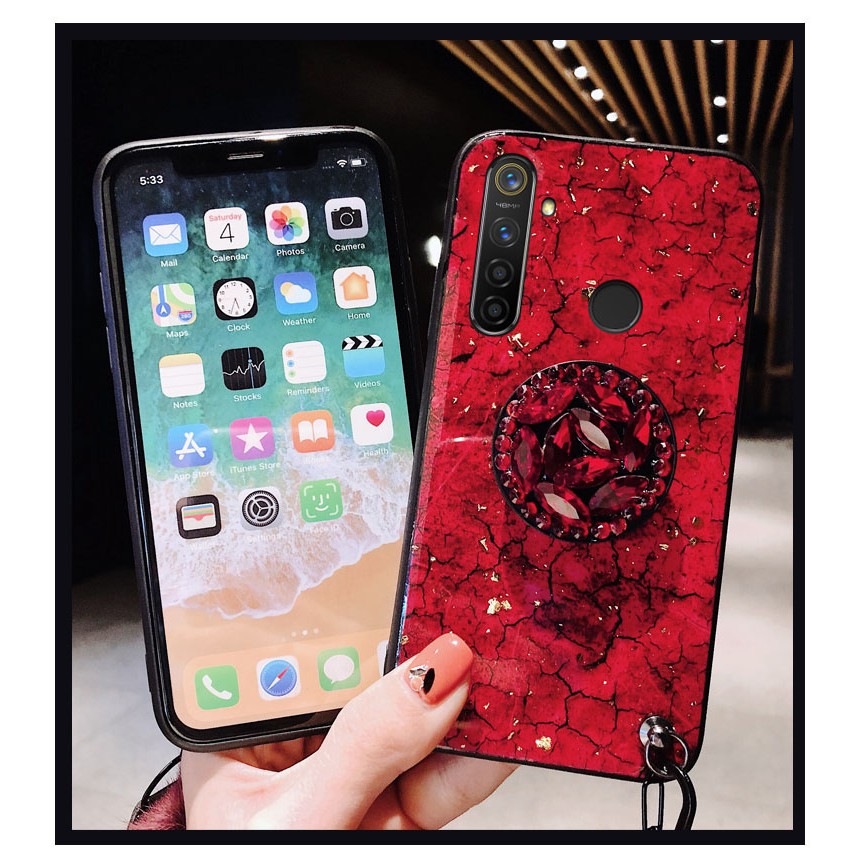 Ốp điện thoại vân đá hoa cương cho Oppo Realme 5 5 Pro | BigBuy360 - bigbuy360.vn
