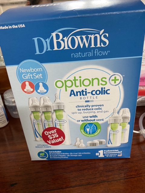 Bình sữa Dr Brown option 250ml ( hàng Mỹ xách tay)