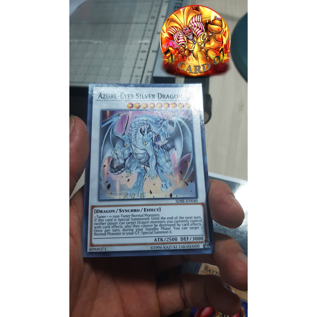 Pack 27 Lá Bài Yugioh Blue-eyes (Bài in Giấy Bóng Chất Lượng Cao)