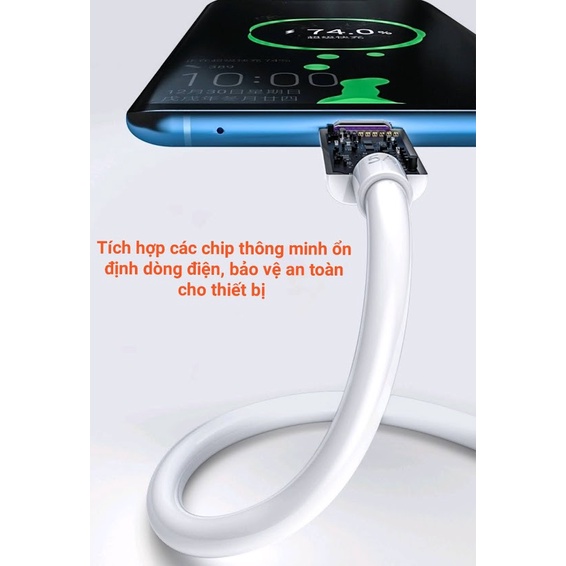 Cáp Sạc Nhanh Type-C,Micro USB P40 1 Mét
