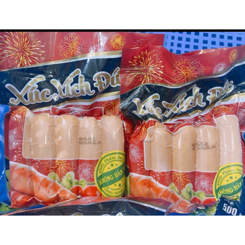 Xúc xích Đức loại ngon, túi 500g