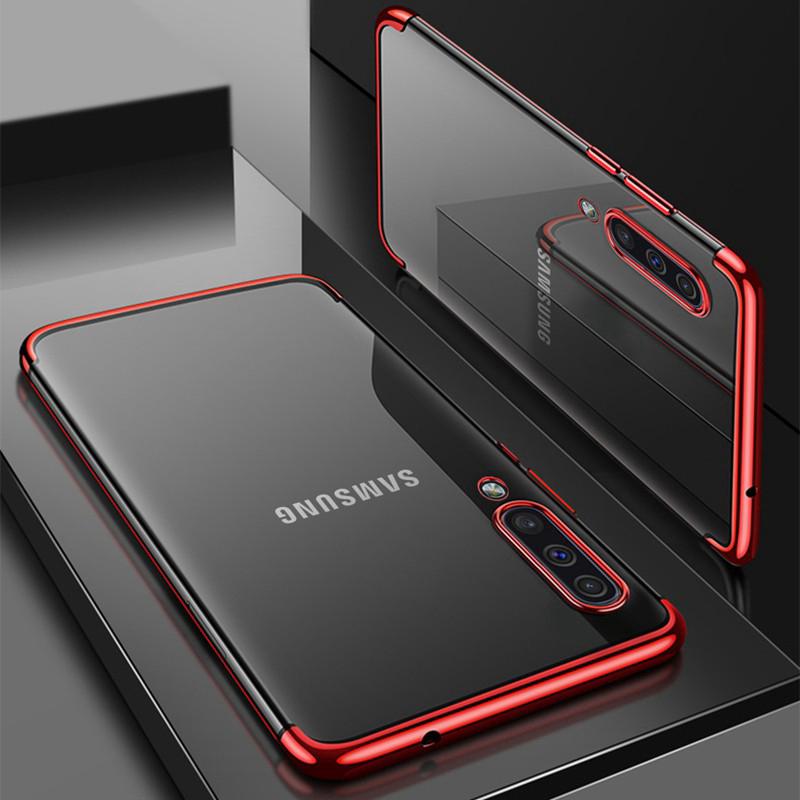 Ốp điện thoại từ silicon chống nước cho Samsung Galaxy A50 M20 A20 A30 A70 Cover M30 A40s A7 A9 2018
