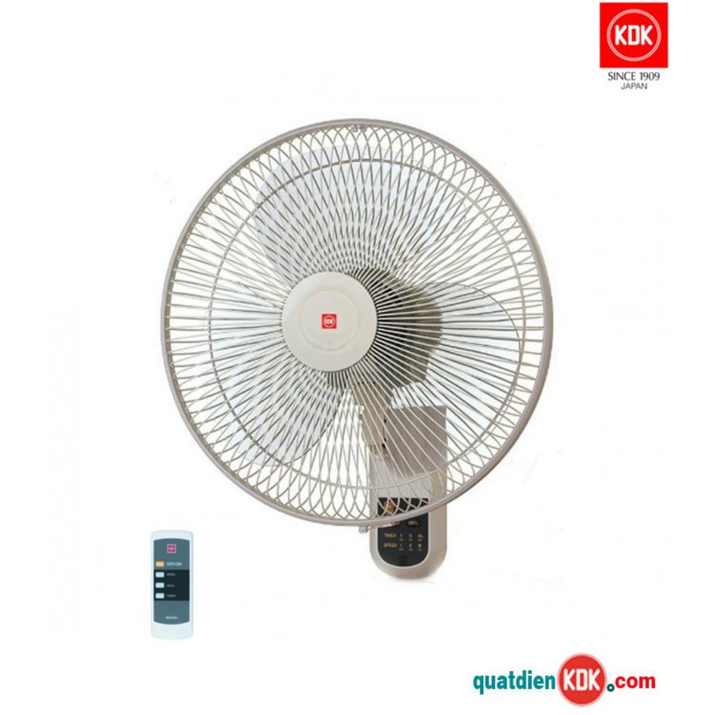 Quạt treo tường KDK M40M(màu đen+xám) - Hàng chính hãng