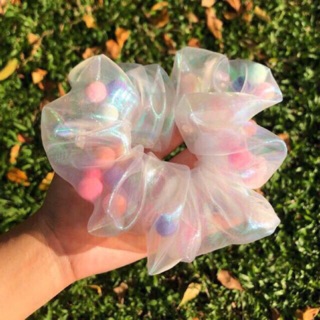 100 Hạt pompom - pom pom làm scrunchies