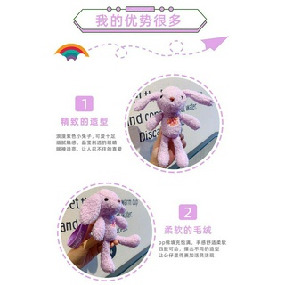 CREATIVE Móc Khóa Gấu Bông Tím Đáng Yêu