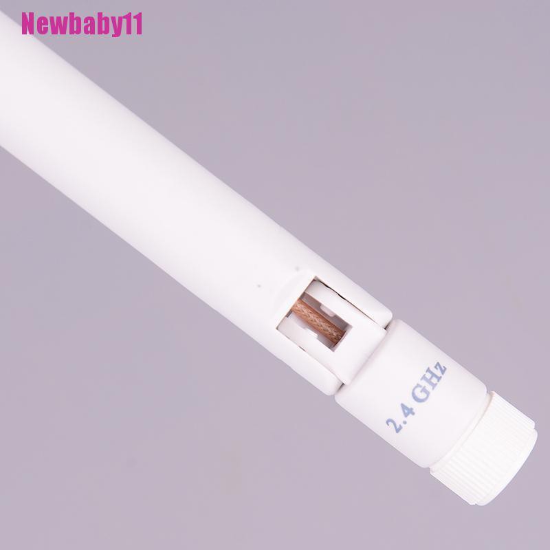 1 Ăng Ten WiFi 2.4GHz Màu Trắng 5dBi RP SMA 2.4g