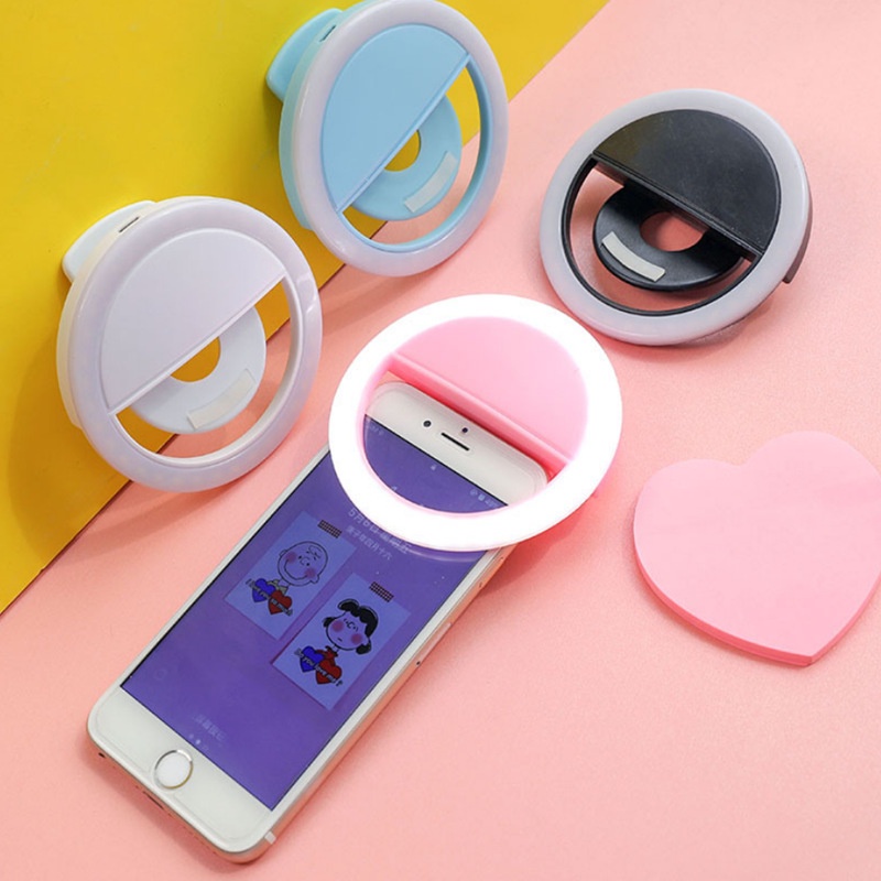 Đèn LED Tròn Kẹp Điện Thoại 36 Bóng Hỗ Trợ Chụp Ảnh