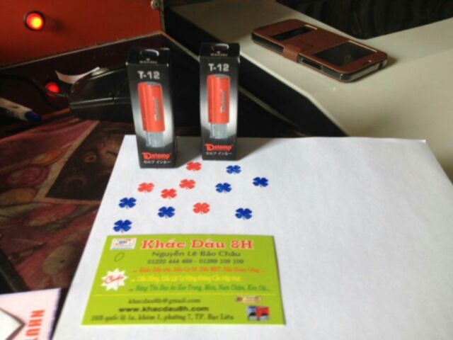 Khắc Dấu mini tròn 1cm