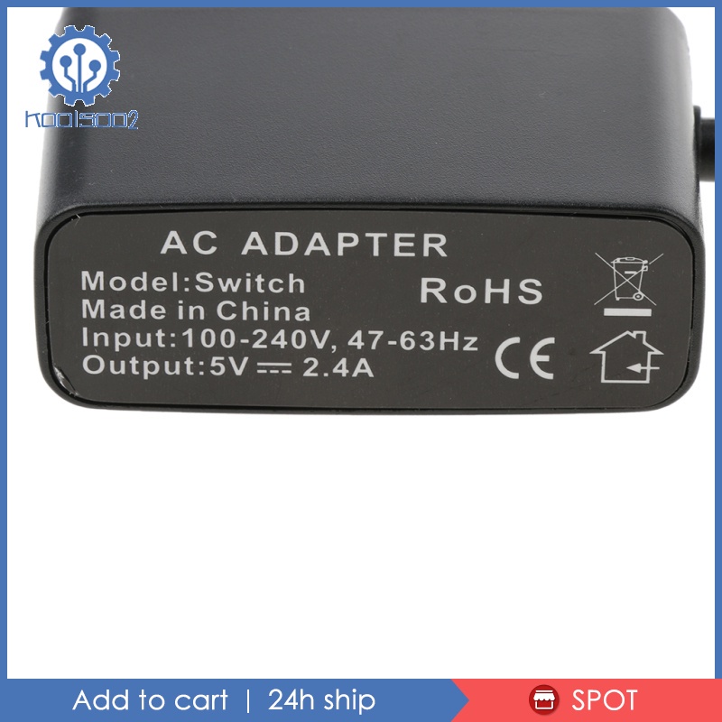 Củ Sạc Nguồn AC Du Lịch AC Cho Nintendo Switch Koolsoo2