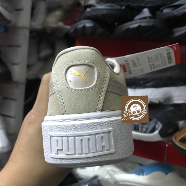 Giầy PUMA thể thao nâu đế trắng thời trang, sneaker nam nữ dạo phố ! ,, . NEW 2020 . . Chuẩn . $