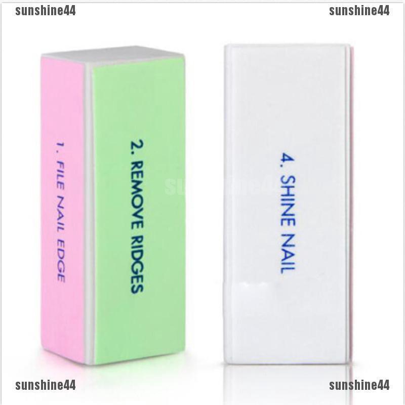 Fs Set 2 / 5 / 10 Khối Chà Nhám 4 Chiều Chuyên Dụng Cho Làm Móng Nghệ Thuật