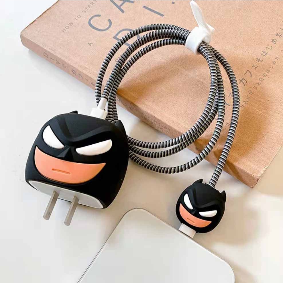 Bộ Phụ Kiện Bảo Vệ Dây Cáp Sạc Nhiều Màu Sắc Cho iPhone 18w / 20w Ốp