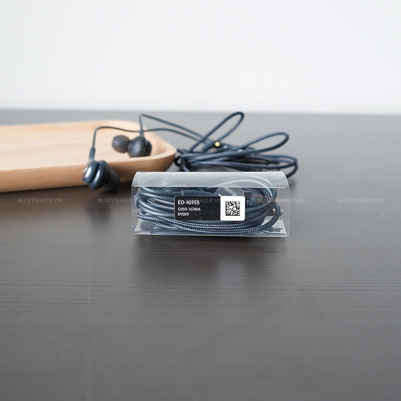 Tai Nghe Nhét Tai Akg S8 Chân Cắm 3.5 Mm Kèm Bộ Núm Có Mic Hỗ Trợ Bass Ấm Chơi Game Chuyên Dụng Njoyshop