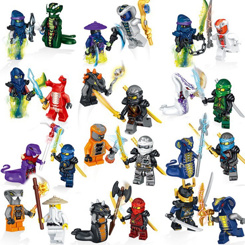 COLE Bộ 24 Mô Hình Lego Ninjago