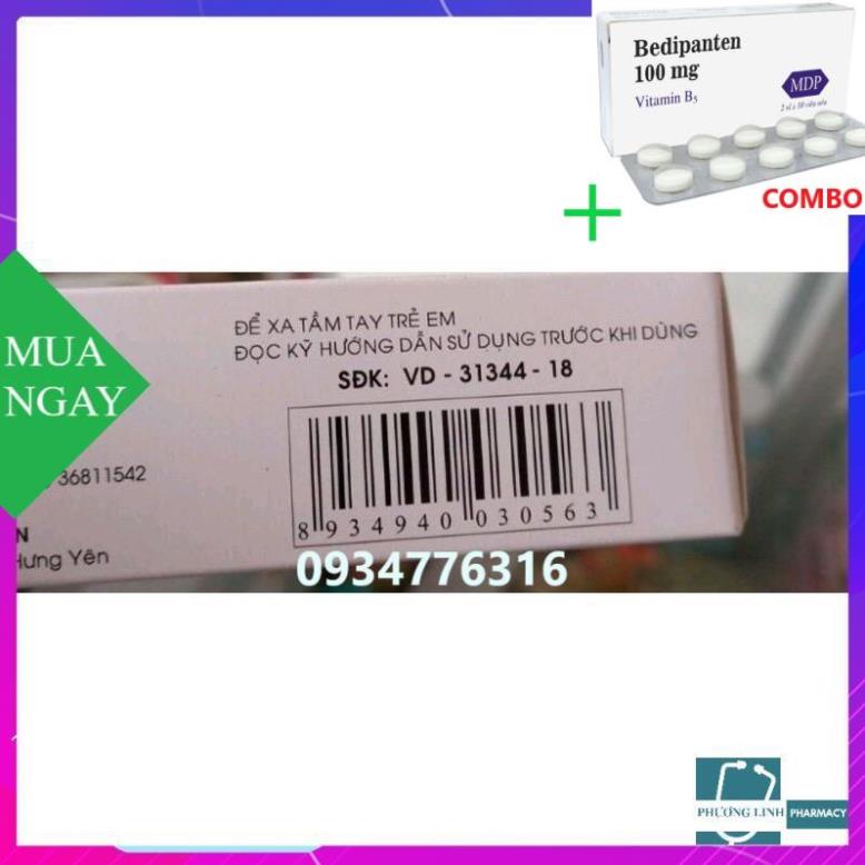 Combo Bedipanten 100mg +  Tuýp bôi LEVIGATUS