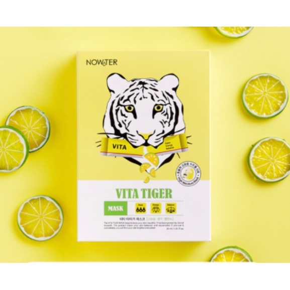 [Hàng mới về] 10 Mặt nạ hổ NOWATER Vita Tiger/ Honey Tiger/ Cica Arbutin