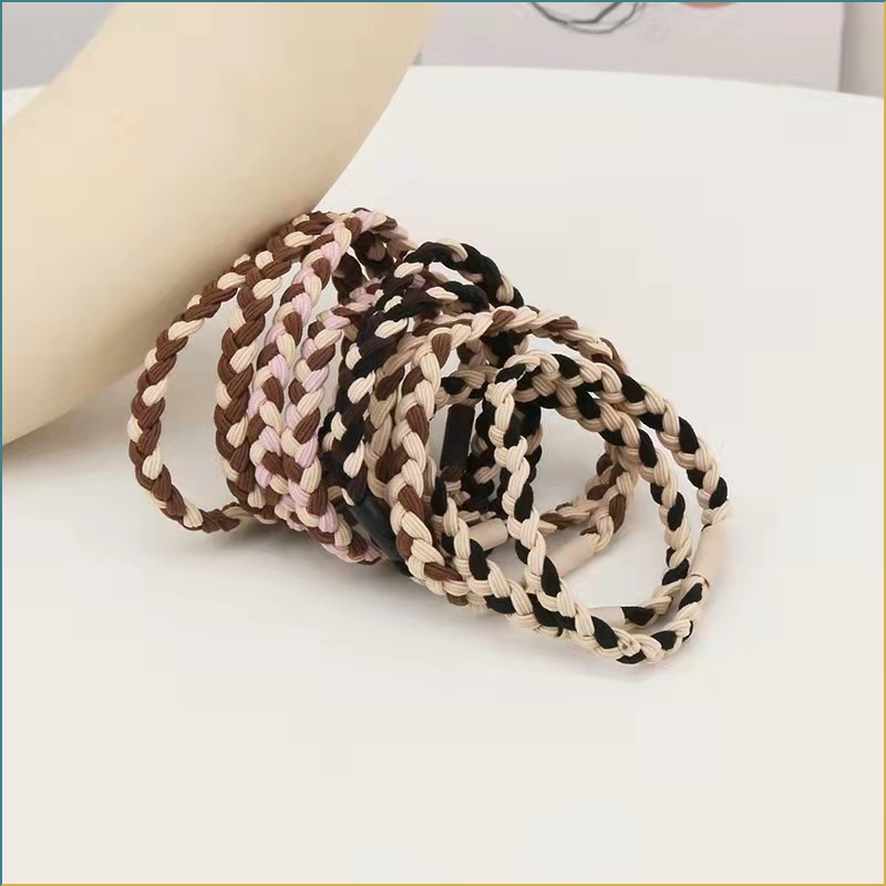 Dây Buộc Tóc Cao Su Co Giãn Tốt Thiết Kế Đơn Giản Phong Cách Nhật Hàn Xinh Xắn