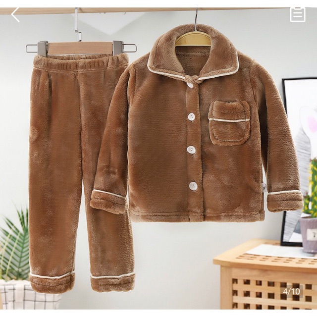 PIJAMA LÔNG CHO BÉ GÁI VÀ TRAI TỪ 1-4 TUỔI