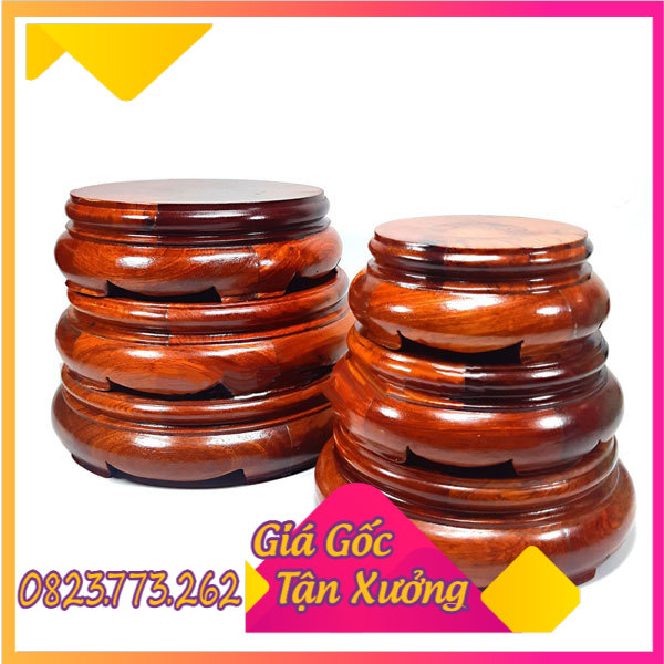 KỶ TRÒN GỖ HƯƠNG GHÉP, ĐẾ BÁT HƯƠNG, ĐÔN GỖ HƯƠNG TRÒN ĐỦ SIZE