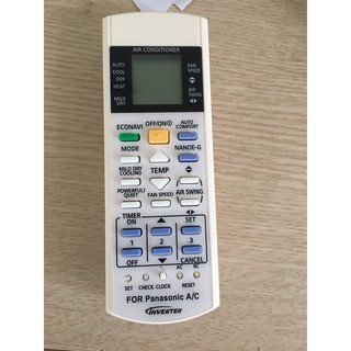 Điều kiển điều hòa Panasonic Inverter 2 chiều