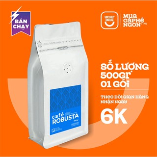 CÀ PHÊ RANG MỘC - Cà Phê Robusta Rang Xay Nguyên Chất (500gr - Xay Sẵn) - yourbag