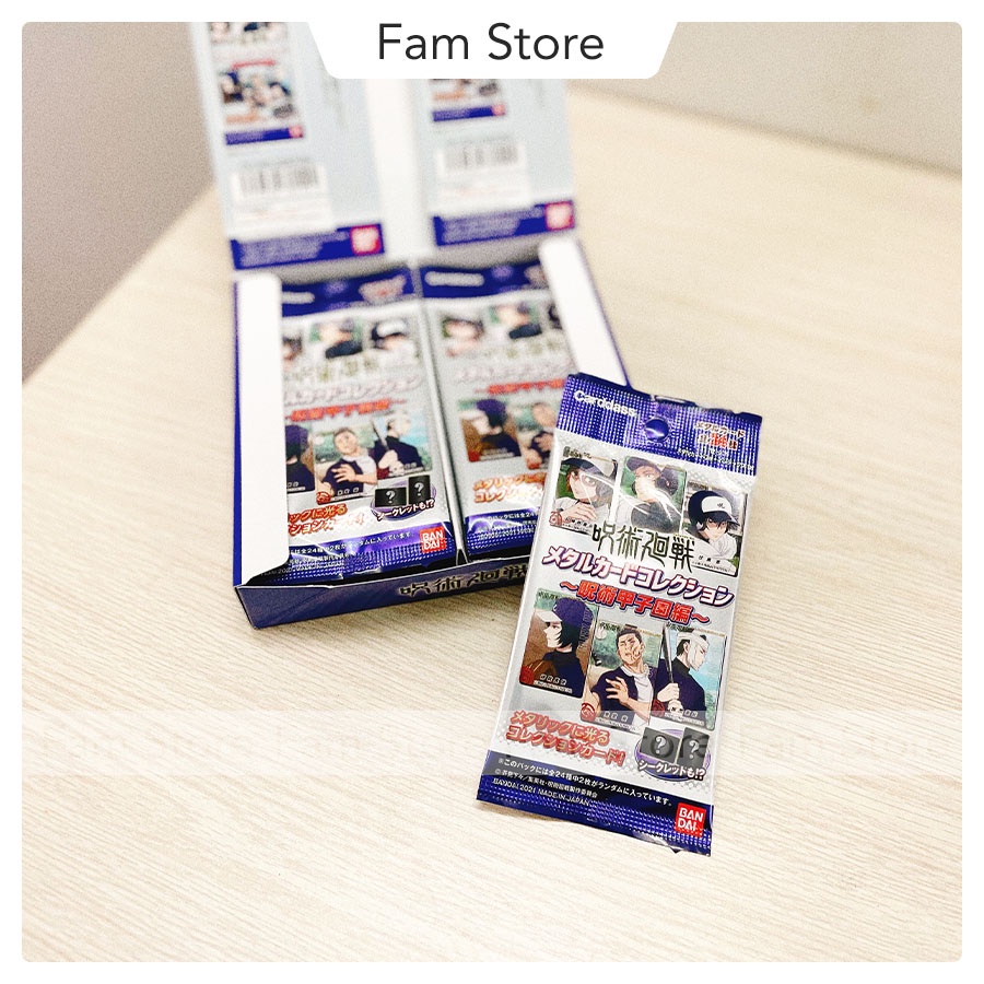 Pack thẻ nhân phẩm Jujutsu Kaisen Metal Card Collection