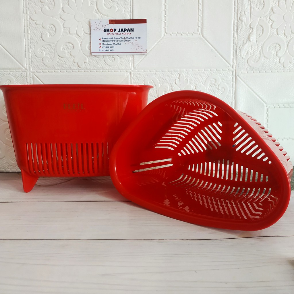 Rổ nhựa Nakaya hình tam giác có chân