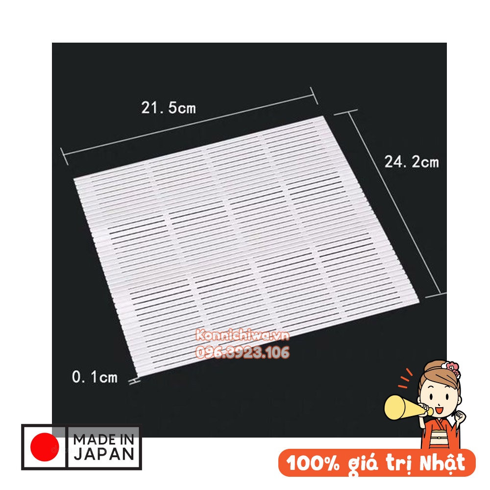 Khuôn làm cơm cuộn SANADA Nhật Bản, mành cuốn làm gimbab, sushi, cơm cuộn rong biển tiện lợi