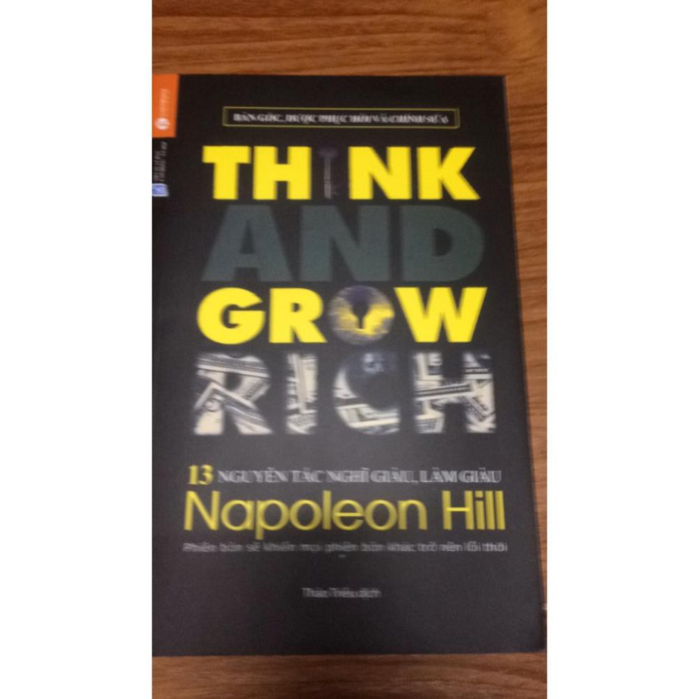 Sách - 13 Nguyên Tắc Nghĩ Giàu Làm Giàu - Think And Grow Rich - Thái Hà