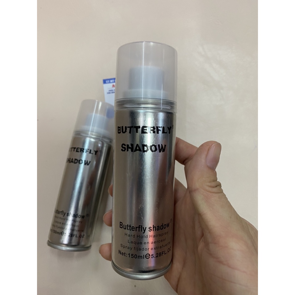 gôm xịt tóc butterfly shadow 150ml