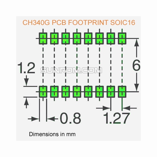 1 cái - IC Giao Tiếp cổng USB CH340G CH340C CH340 SOP-16 chân dán SMD