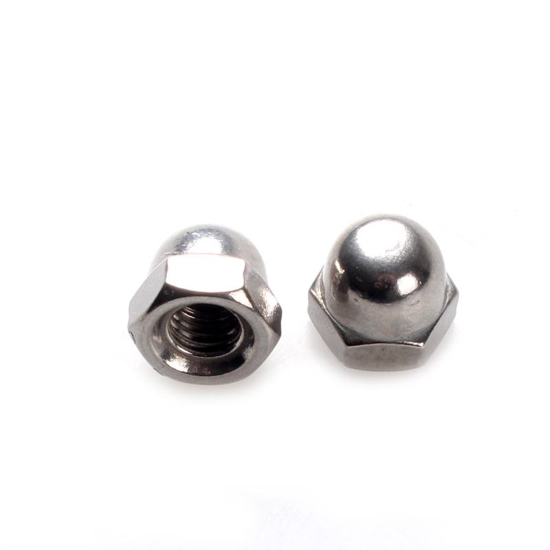 Hàng có sẵn * 1 cái, M3 x 0.5 Mạ kẽm Acorn Hex Nut Tay phải