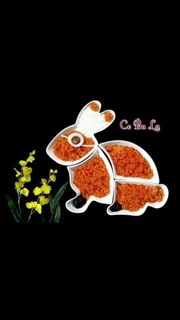 Đĩa con thỏ bát tràng