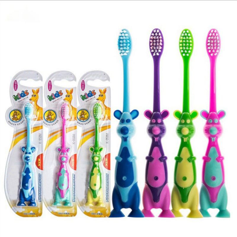 Baby Cartoon Animal Shape Soft Toothbrush Kids Dental Oral Care Brush Tool Toothbrushes