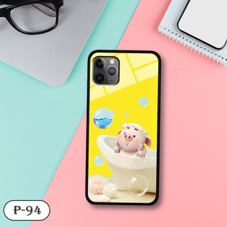 Ốp lưng kính 3D iPhone 11 Pro- hình cute